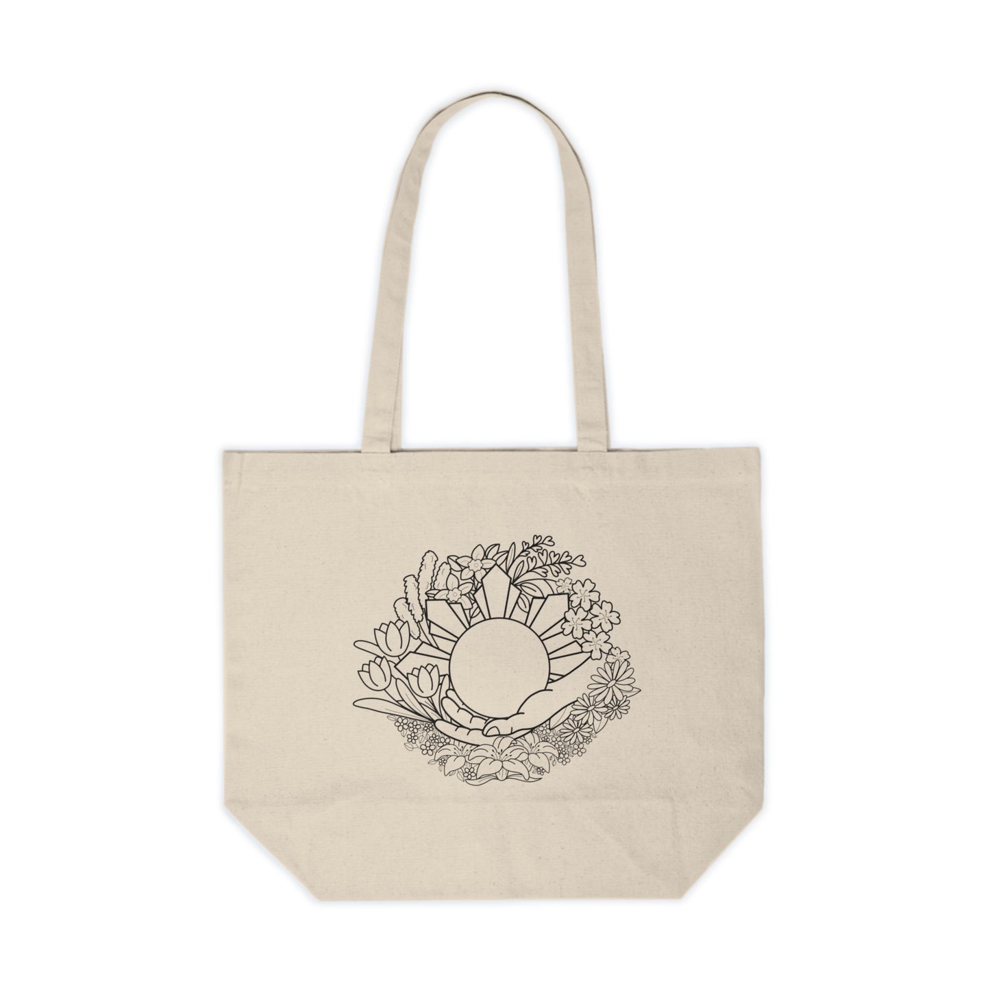 For Those We Hold (Outline Version) - Canvas Shopping Tote