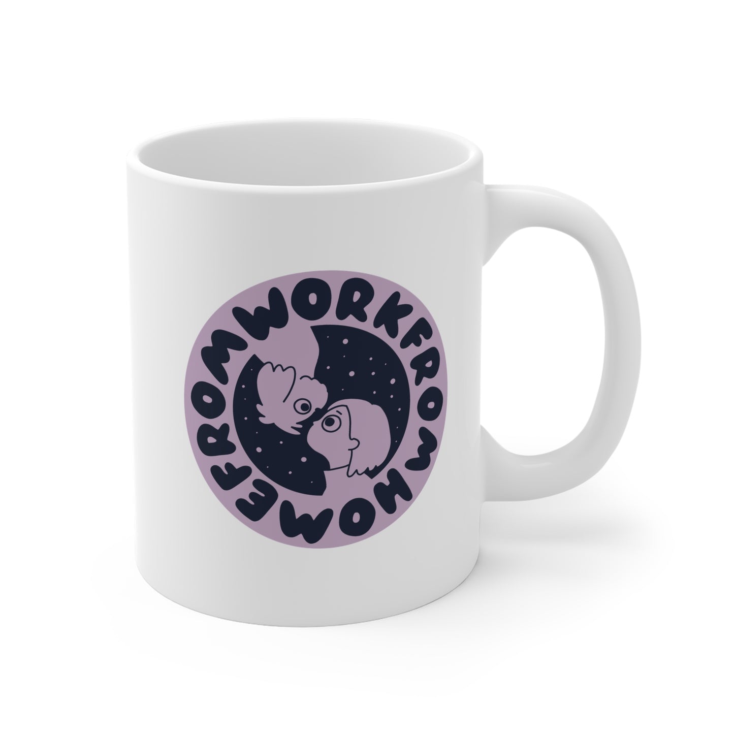 Work From Home Ceramic Mug
