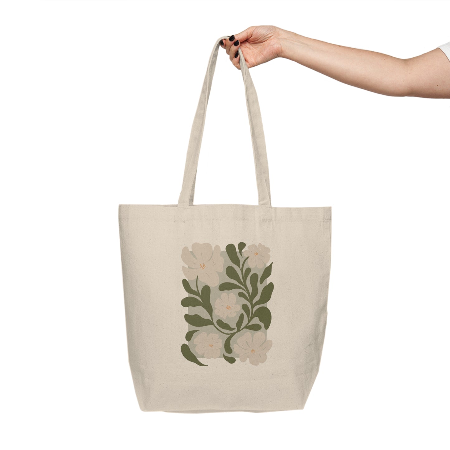 Sampaguita by Laurice - Canvas Shopping Tote