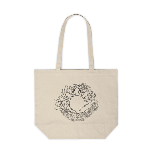 For Those We Hold (Outline Version) - Canvas Shopping Tote