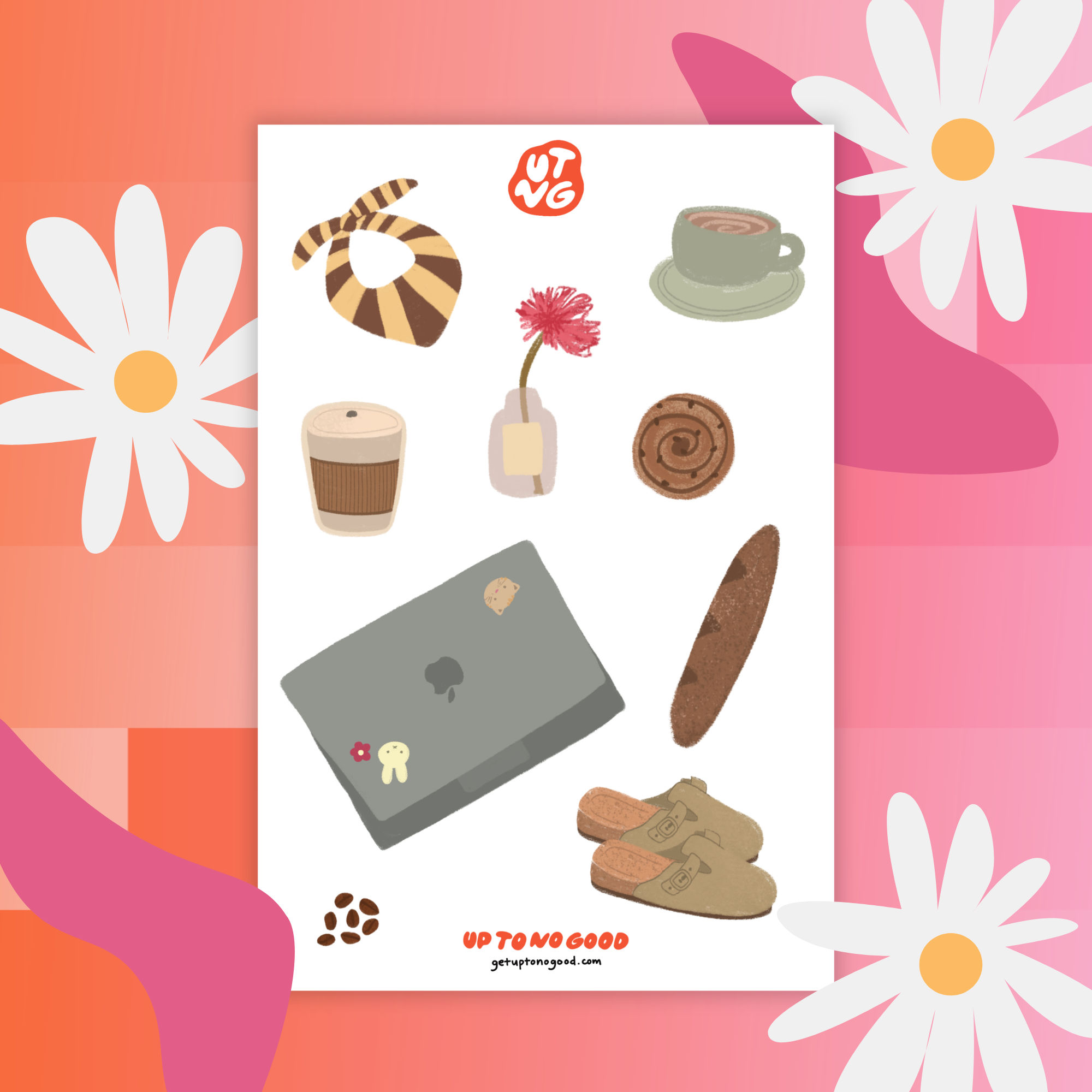 Coffee Run Sticker Sheet