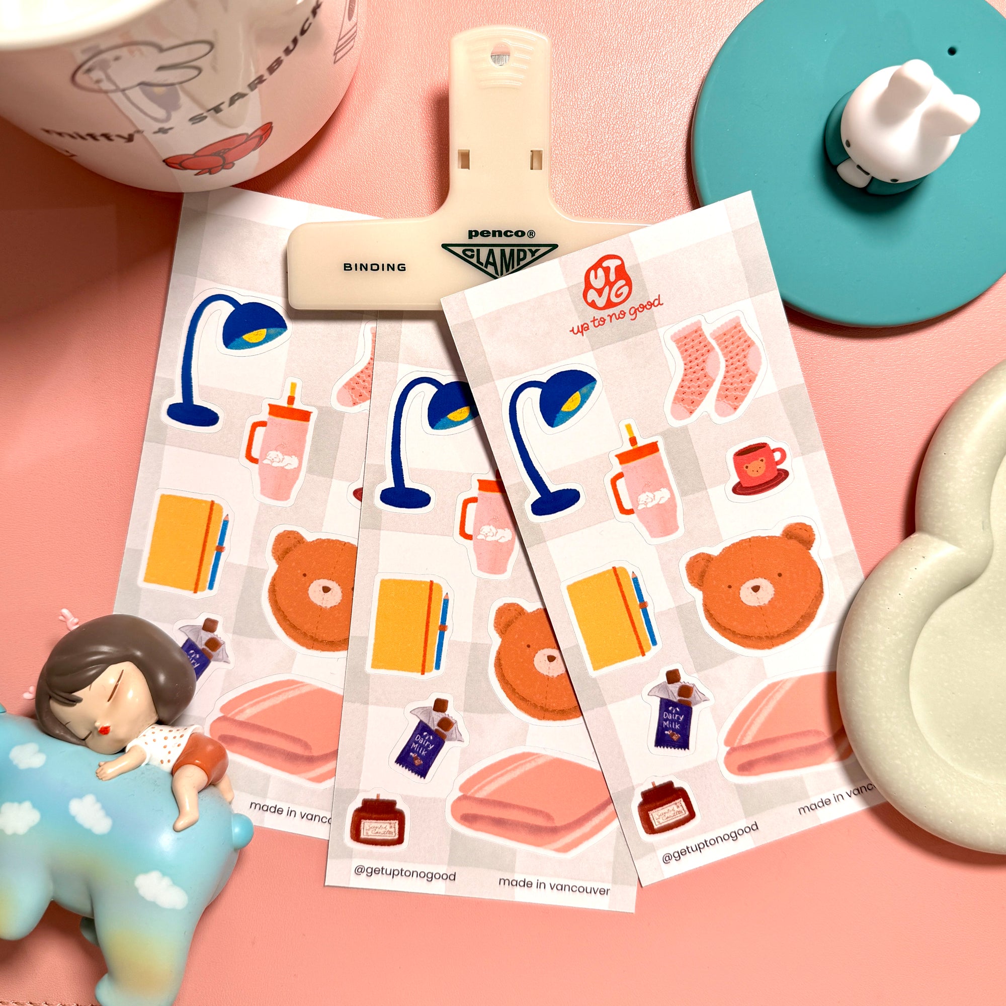 Stay Home Club Sticker Sheet